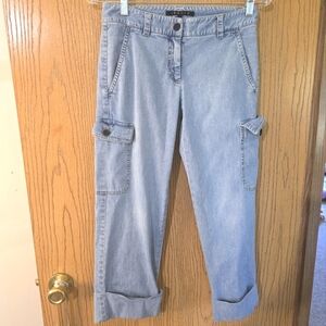 Theory  Light Blue Cargo Jeans